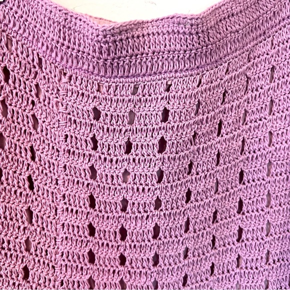 Chasing Unicorns Feels Like Love Crochet Midi Skirt Orchid NWT Small - Picture 10 of 11